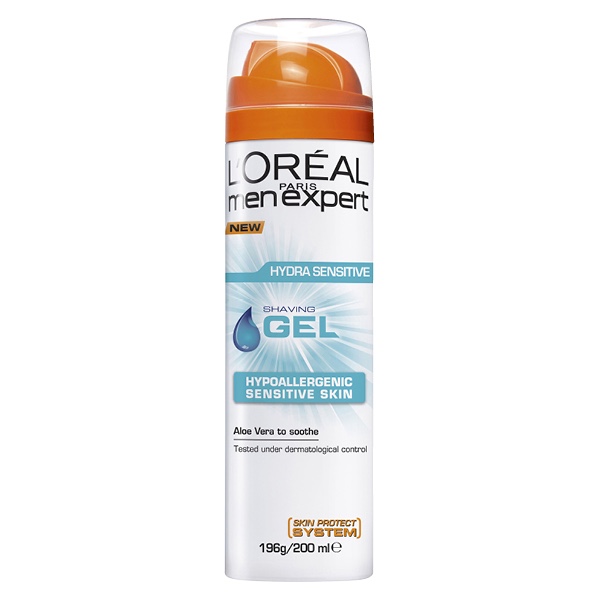 Buy L'Oreal Men Expert Hydra Sensitive Shaving Gel 200ml Online at
